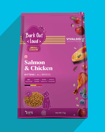 Salmon & Chicken - Kitten Dry Cat Food (1 kg)